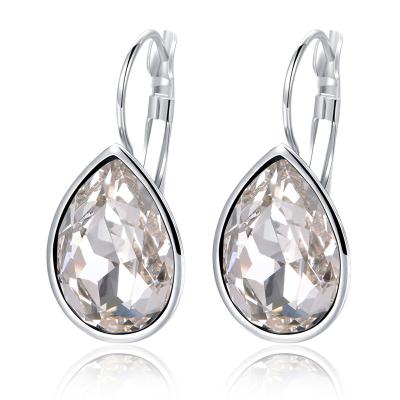 China FASHIONABLE Chinese Factory Zircon Gemstone Earring Designs Gorgeous Lady Earring for sale