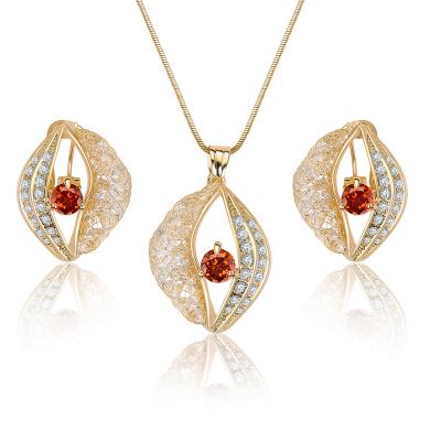 China Fashion TRENDY Jewelry Luxury Gold Plated African Jewelry Jewelry Sets for sale