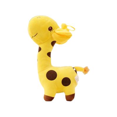 China Promotion Toy Factory Cute Baby Stuff Custom Soft Plush Animal Giraffe Toy For Kids for sale