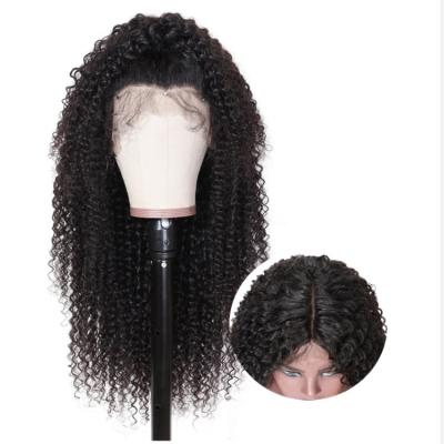 China St HD Lace Front Wig Virgin 13x4 13x6 360 Transparent Curly Curly Full Pre Plucked Lace Hair Wig for sale