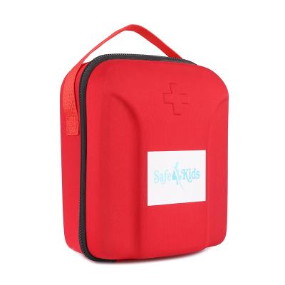 China Customized Waterproof EVA Red Large Space Carrying Hard First Aid Kit Medical Eva Suitcase for sale