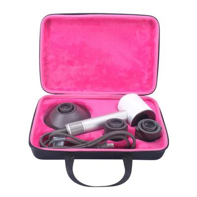 China Hot Selling Dyson Eva Hair Dryer Case Customized Customized Eva Hair Dryer Hair Straightener Box Zipper Portable Hard Stick Bag Hair Dryer Case for sale