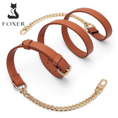 China FOXER Brand Shoulder Bags Messenger Leather Belt Bag Leather Shoulder Chain Strap Suitable for Cross - Body Bags for sale