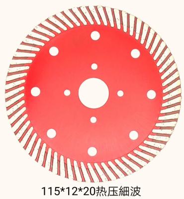 China Sintered Ultra Thin Turbo Diamond Saw Blade Ceramic Tile Cutting Wheel 4.5 Inch Tool Porcelain Cutter Disc for sale