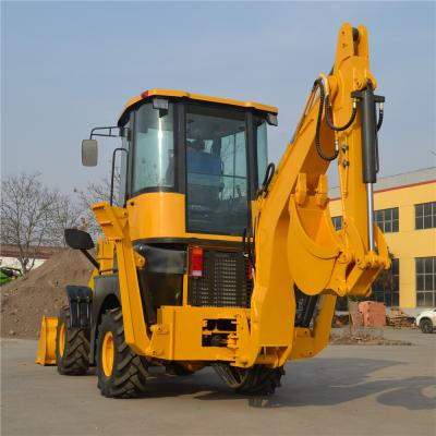 China Construction worksÂ   70hp small tire farm 4x4 agricultural tractor with loader and backhoe machine for sale