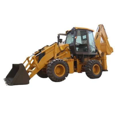 China Hot Selling Small Garden 4x4 Machinery Repair Shops Compact Mini Tractor Backhoe Loader With Backhoe for sale