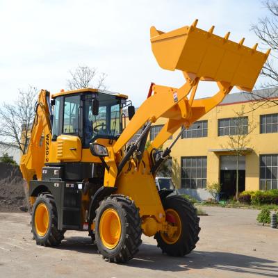 China Construction worksÂ   New Design Wheel Loader Towable Backhoe Loader Excavator with Great Price for sale