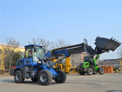 China Construction worksÂ   Professional Mini Wheel Loader 1.5ton Articulated Telescopic Loader With Great Price for sale