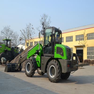 China Construction worksÂ   Mini Telescopic Boom Loader Diesel Sale Cheap Mini Skid Steer Loader For CE Multifunctional Telescopic Loader for sale