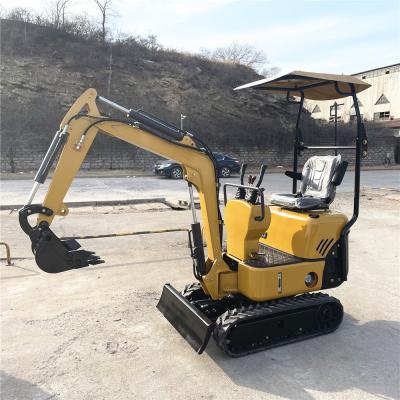 China Construction Material Shops 2021 New Updated Competitive Crawler Mini Hydraulic Construction Machinery Excavator 1000kgs For Sale for sale