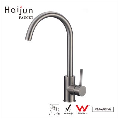 China Faucets Haijun Wholesalers China cUpc 304 Stainless Steel Thermostatic Single Hole Buffet Faucet for sale