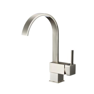 China Thermostatic faucets shape and modern square cUpc nickel waterfall kitchen sink faucet faucet for sale