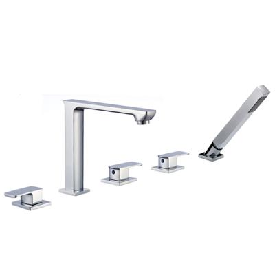 China Without Slide Bar Vessel Sink Waterfall Bathtub Faucet Bathroom Tub Faucet for sale