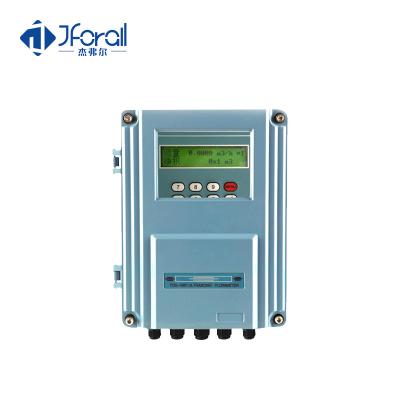 China Fixed Wall Mounted Ultrasonic Flow Meter Digital Display For Water / Sewage for sale