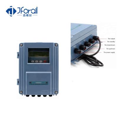 China Wall Mounting Type Digital Ultrasonic Flow Meter 4-20mA 64m/S Max Speed for sale