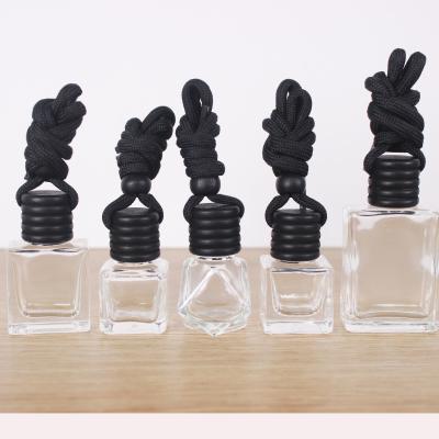 China Multi-Shaped lege fles autoverfrisser 8ml 9ml 10ml 15ml auto hangende fles Te koop