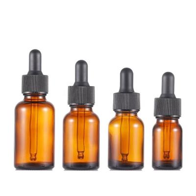 China 10 ml 15 ml 20 ml 30 ml Glas Amber Essential Oil Tropffflaschen für Serum Flasche zu verkaufen