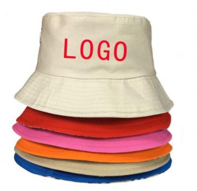 China Other fashion double side Summer plain cotton embroidery custom logo blank cap designer unisex reversible fisherman bucks bucket hat for sale