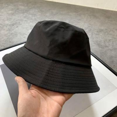 China COMMON Wholesale Heat Transfer Seal Seam Band Waterproof recycled polyester nylon neon Fabric Designer Fashion Blank Bucket Hats for sale