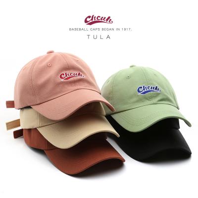 China COMMON Fashion pattern embroidery adjustable soft satin lined inside man high ponytail sport cap women sports caps hats for sale