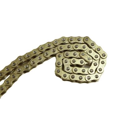 China 40 Manganese Steel Motorcycle Spare Parts O Ring 428H Copper Clad Motorcycle Chain for sale