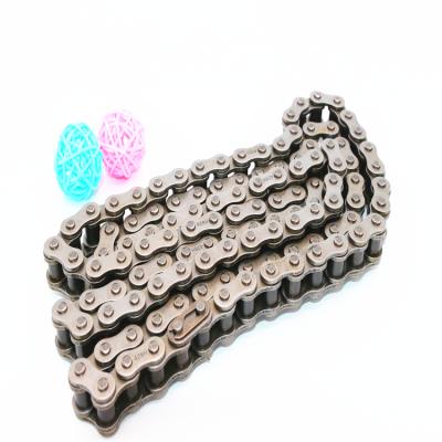 China 40 Manganese Steel Peru Motorcycle Parts Reinforced High Tensile Natural Color 428H 150L Motorcycle Chain for sale