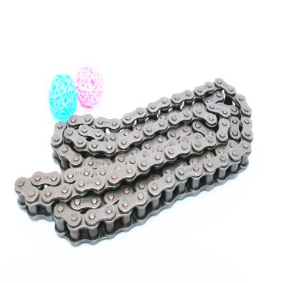 China 40 120L Manganese Steel Wholesale Natural Color 40mn 428 Motorcycle Chain And Sprocket Kits for sale