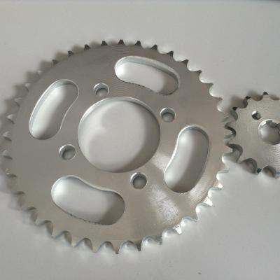 China White A3 A3 Zinc C100 Motorcycle Sprocket Sets for sale