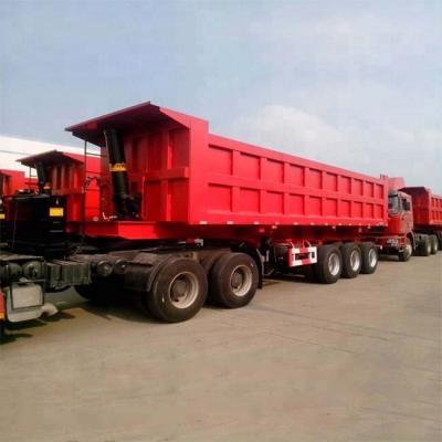 China Siontruk truck trailer 3 axle dump truck semi trailers large capacity to tow it for sale