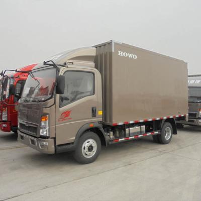 China Sinotruk low power howo truck cargo van box totally enclosed type ZZ1167M4617 for sale