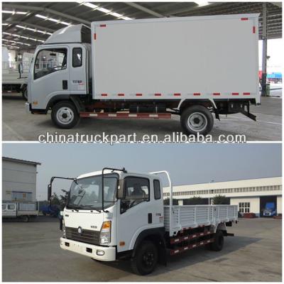 China china light cdw cargo truck 4x2 sinotruck cdw for sale 4 - 6L for sale