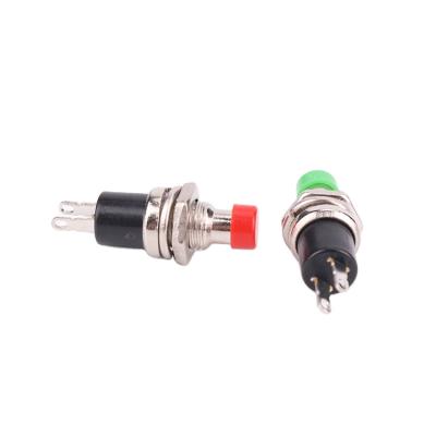 China (TOP) 7mm OFF- 2 Step push pbs-110 push button switch mini momentary plastic metal 2 pin small push button switch for sale