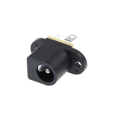 China 3 Pins Industrial Plug Dc-017 5.5*2.1 2.5 DC Power Outlet With Fixed Hole 5521 Jack 5525 Dc017 Eco - Friendly for sale