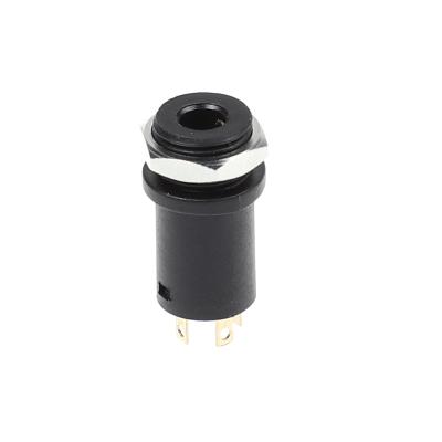 China Industrial 3.5mm Mini Stereo Female Jack Socket Plug With Nuts 3.5mm Stereo Female Headphone Earphone Audio Video Jack Socket Plugs for sale