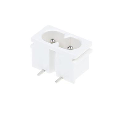 China Small male C8 industrial good quality industrial electric power socket 2 pin IEC c8 power connector for sale