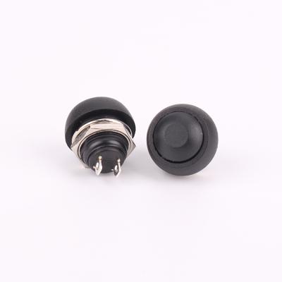 China (ON) Metal 3a250v OFF- 12mm Latching Push Button Switch On for sale