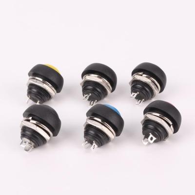 China (TOP) This 12mm Plastic Push Button Switch Ip67 Momentary OFF- Rohs for sale