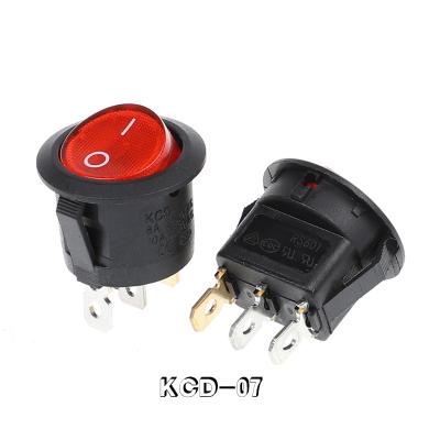 China Industrial Control 30a 12v AC Rocker Switch 24v Outdoor Rocker Waterproof Rocker Switch 4 Pins for sale