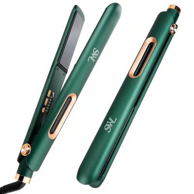 China Outdoor Ceramic Aluminum Plate Hair Straightener With Digital Temperature Display Wholesale Customizable Luxury Hair Straightener for sale