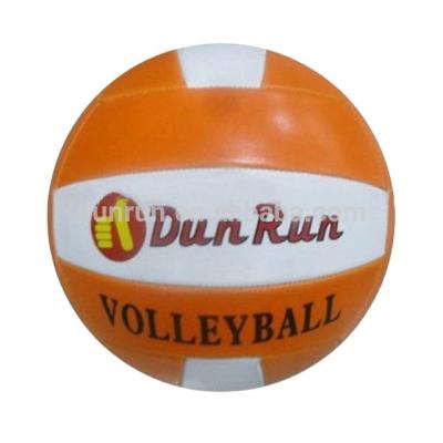 China DunRun Machine Stitched Oficial Size 5 PVC Indoor Outdoor Leather Training Volleyball 21-060 for sale