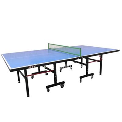 China Hot Sale MDF Table Tennis Table Blue Or Green Indoor Competition Table Tennis Table for sale