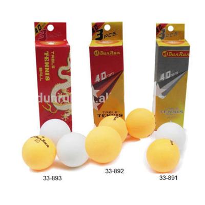 China Wholesale Celluloid Tennis Ball Celluloid China Table Three Star Training Ping Pong Balls for sale