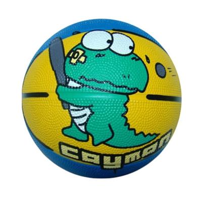 China Customization Rubber Wholesale Design Factory Color Fun Kiddie Blue Kids Basketball for sale