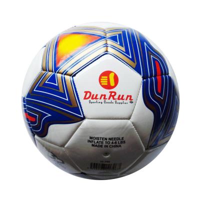 China Leather High Quality Hand Stitched Football Laminated Size 5 Soccer Ball for sale