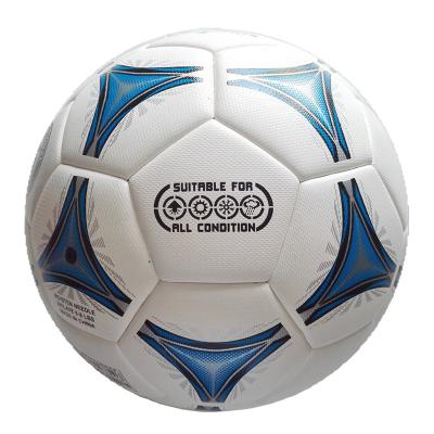 China PU Leather Factory Guangzhou Custom Design 2020 2021 Adult Blue Bubble TPU Football for sale