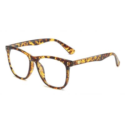 China For Large Fashion Glasses Reading Glasses Design Anti Glass Frame TR90 Blue Frame Square Women Optical Glasses Computer Glasses for sale