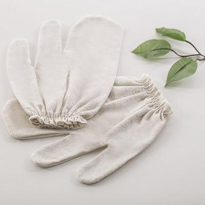 China 100% Silk Glove 100% Silk Mitt, Garshana Glove, Ayuervedic Dry Massage Glove for sale