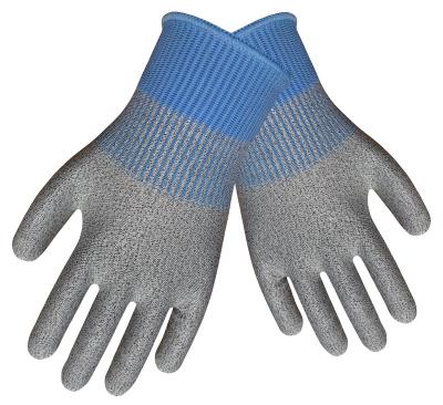 China 13 Gauge Gray HPPE Twine-Knitted HPPE Cut Cut Gloves Chainsaw Proof HPPE Butcher Anti Safety Aramid Fiber Cut Resistant Kitchen Work Gloves for sale