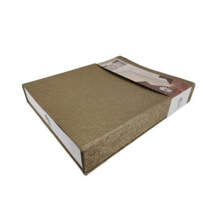 China China supplier cotton jacquard modern gold tablecloth with tassels with box package for sale