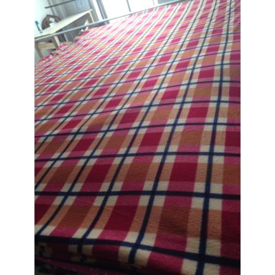 China China Quality Manufacturer Plain Plaid Checks Design Fleece Blankets for sale